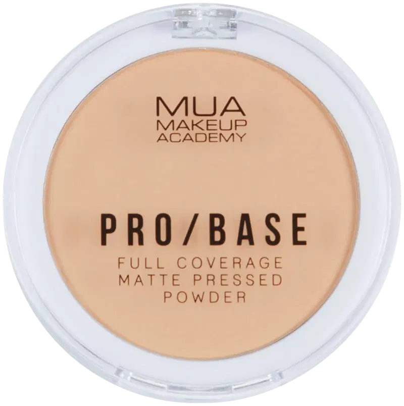 MUA Make Up Academy Pro Base Матовая прессованная пудра с полным покрытием 6,5 г 120 каменной пудры