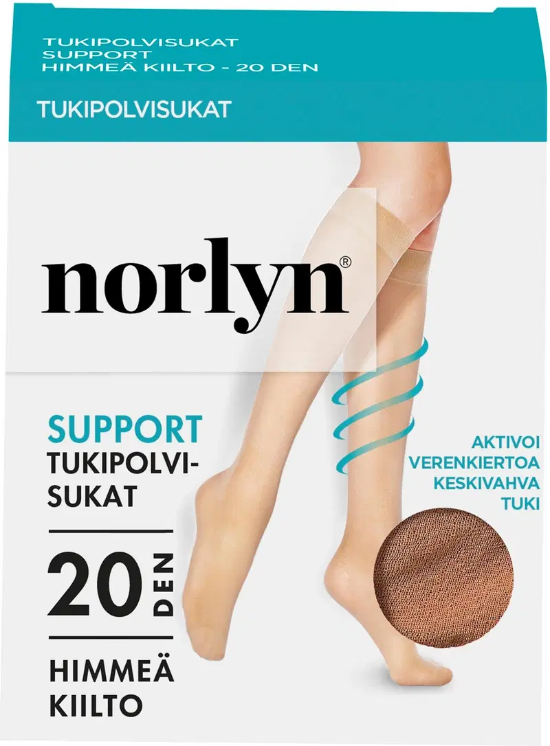 Женские гольфы Norly 20 ден. (размер 36-41, цвет Пудра)