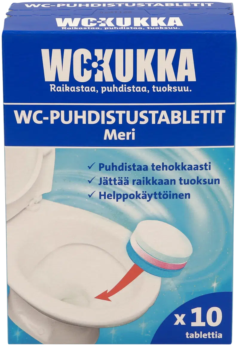Таблетки для чистки унитазов WC Kukka Meri 10х25г