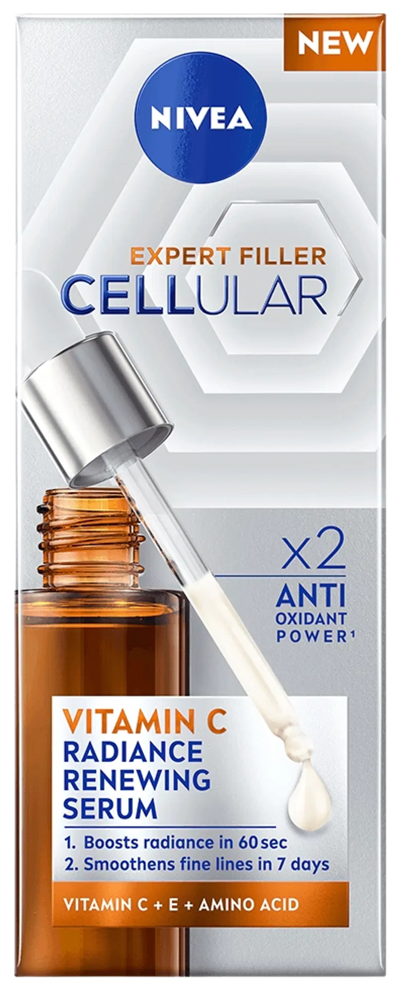 NIVEA 30 мл Cellular Expert Filler Витамин С Сияющая сыворотка для лица Сыворотка для лица 30 мл