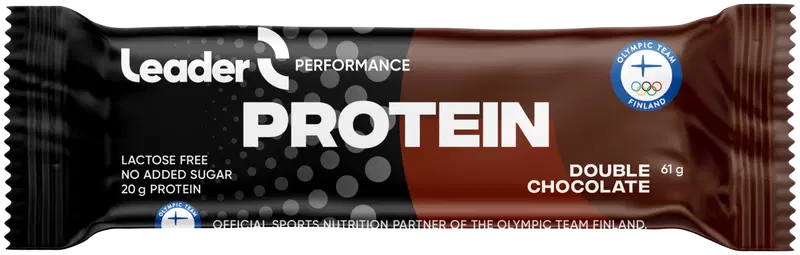 Протеиновый батончик Leader Performance Protein Double Chocolate со вкусом шоколада 61 г