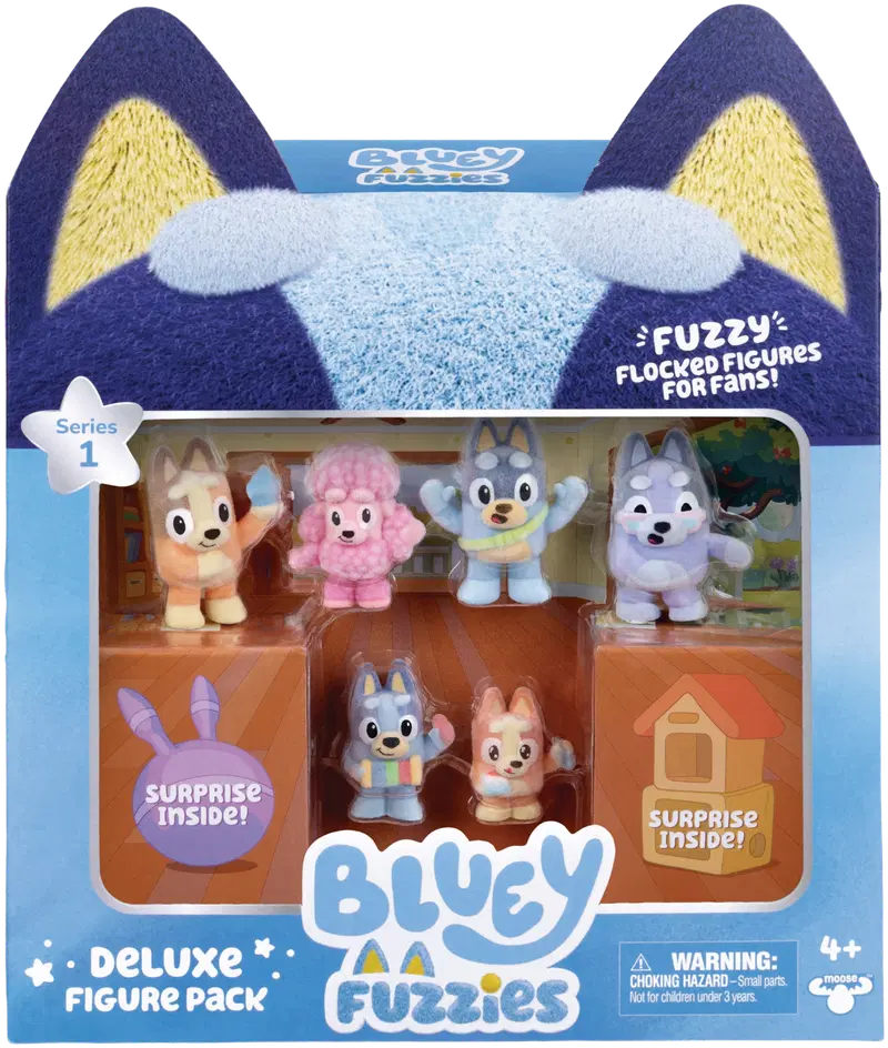Плюшевые фигурки Bluey Fuzzies 8 шт.