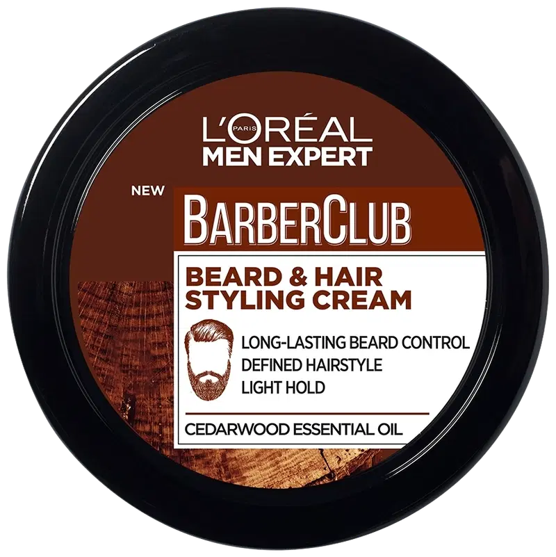 L'Oréal Paris Men Expert Club Крем для укладки бороды и волос Крем для укладки бороды и волос 75 ​​мл