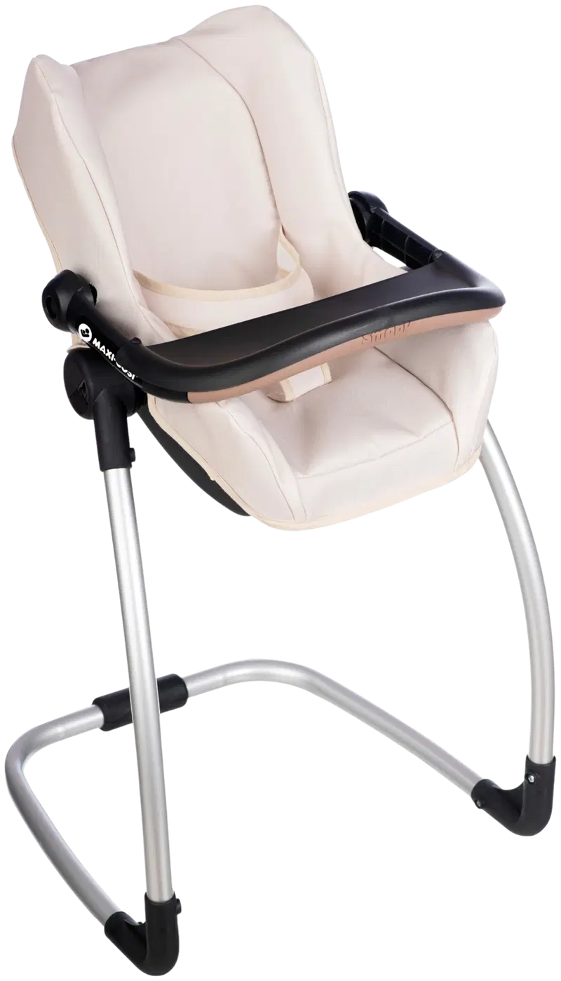 Стульчик для кормления Smoby Maxi-Cosi Nuken 3в1: стульчик, безопасная люлька и качели