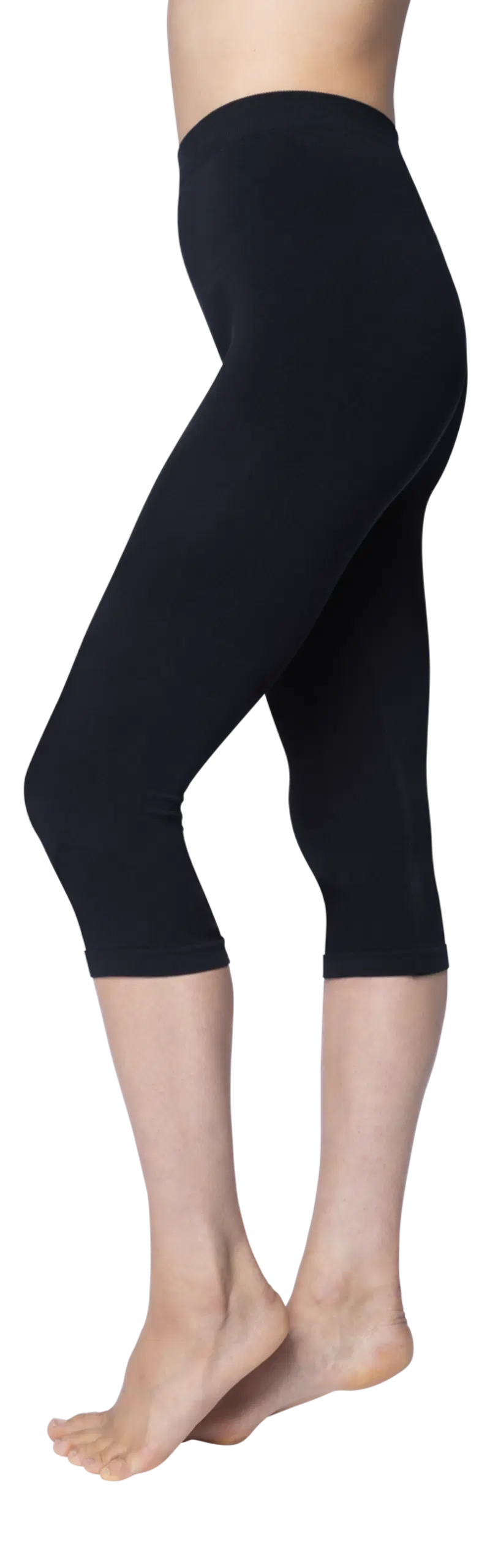 Домашние женские капри 171ZZ1034 (размер 2XL-3XL, цвет ЧЕРНЫЙ)