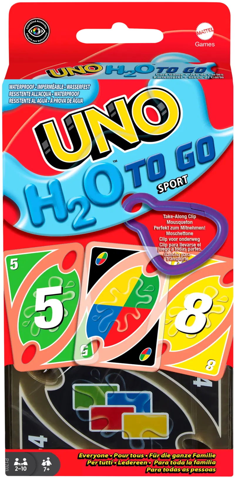 UNO H2O Водонепроницаемые карты UNO