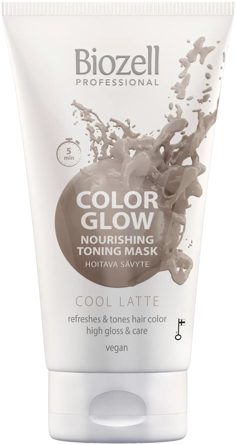 Biozell Color Glow Питательная тональная маска Cool Latte 150мл