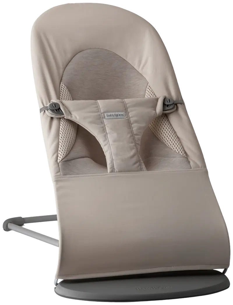 BabyBjörn ситтер баланс мягкий - триткань, песочно-серый