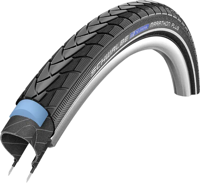 Внешняя велосипедная покрышка Schwalbe Marathon Plus 28 дюймов 37-622 (цвет Черный)