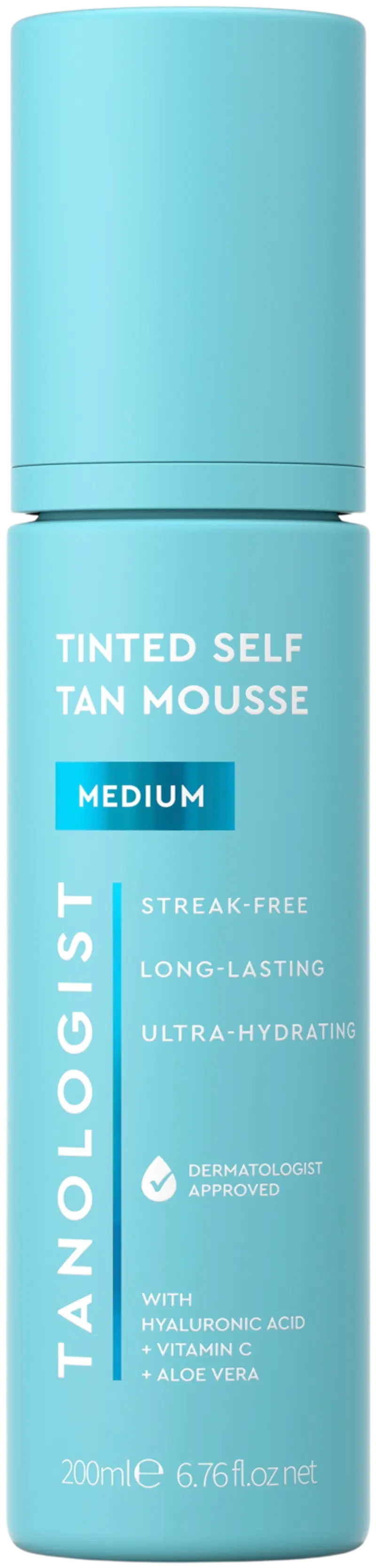 Tanological Tinted Self Tan Mousse - Пенка-автозагар средней интенсивности 200мл