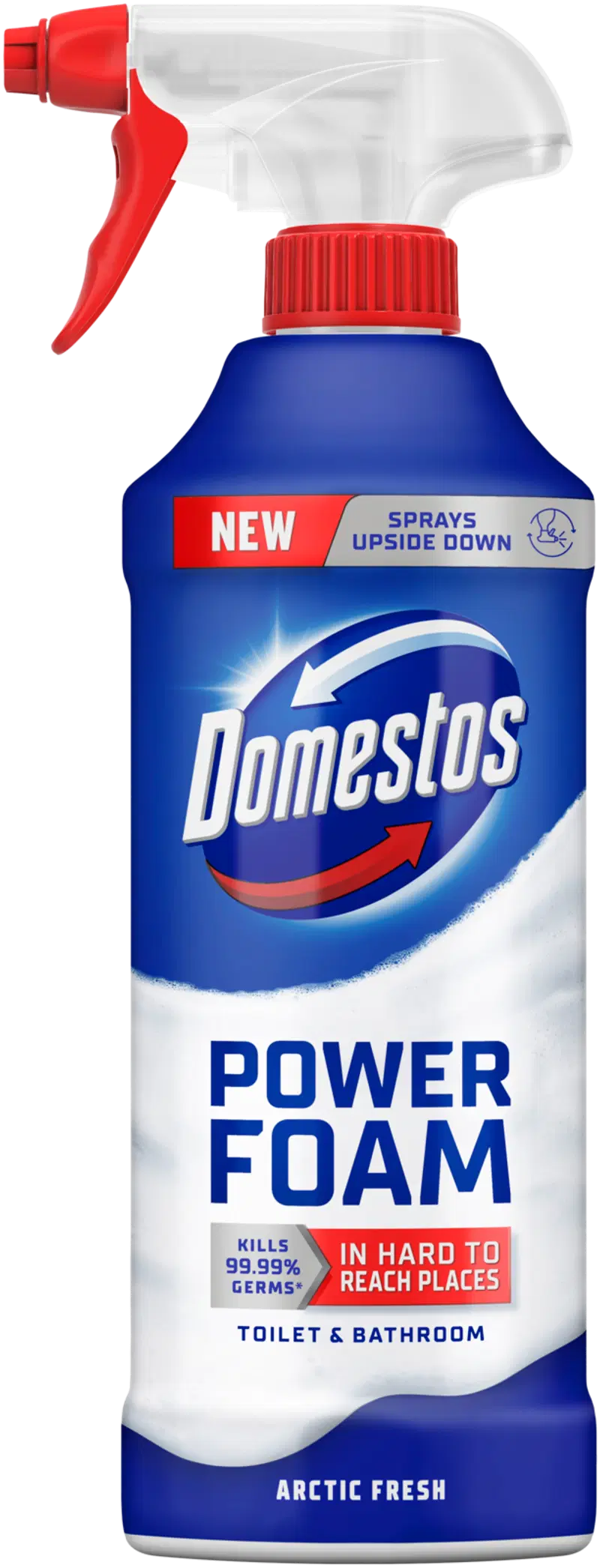 Domestos Power Foam Arctic Fresh спрей для чистки унитазов 435 мл