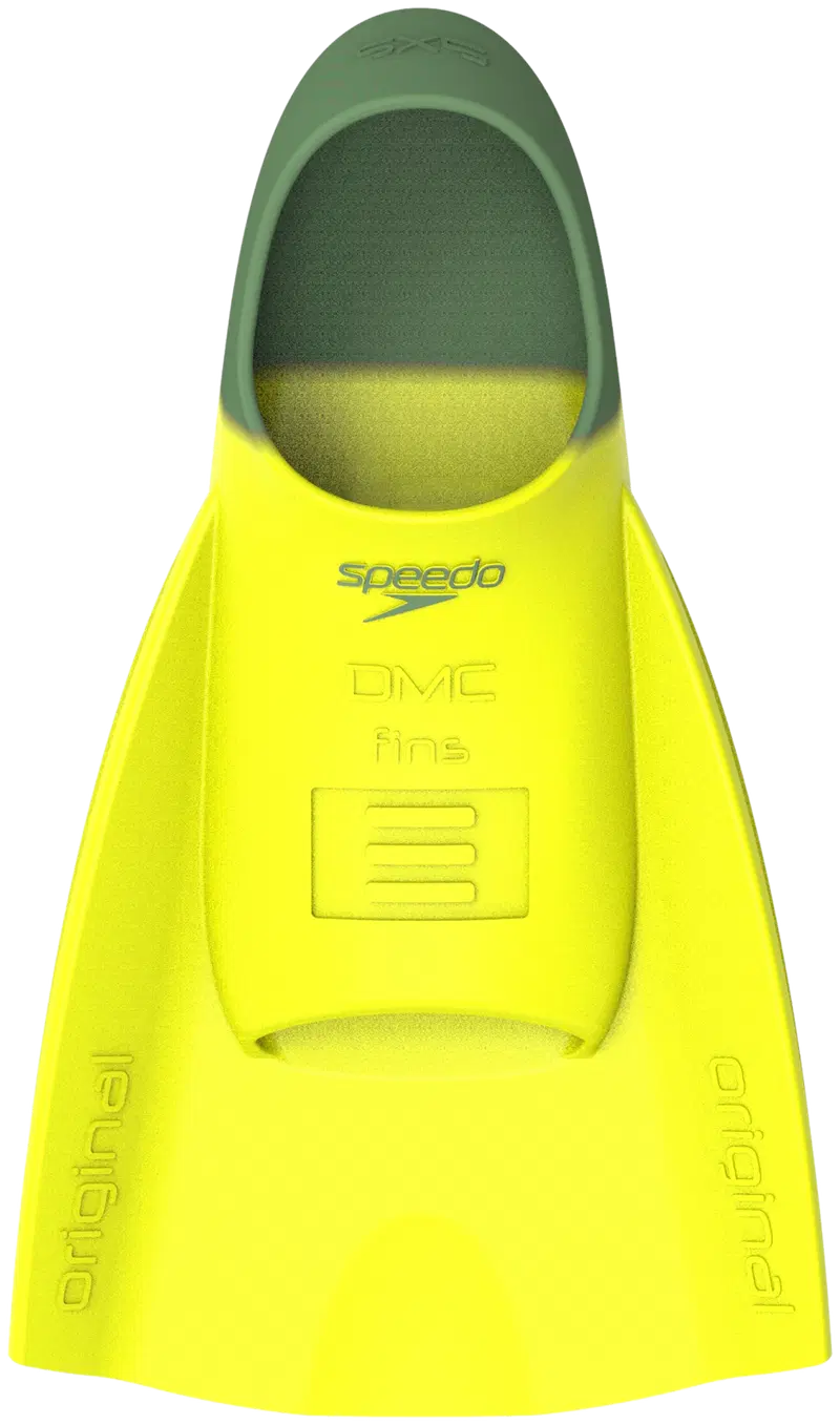 Оригинальные плавники Speedo dmc m (размер XS, цвет Гипер-желтый/оливковый)