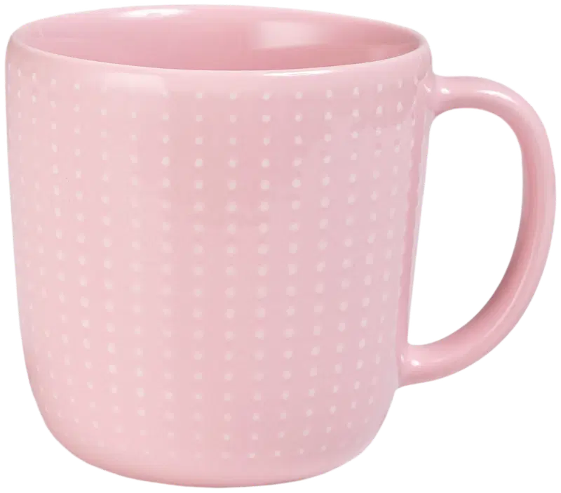 Золотая керамическая кружка Genuine 3 дл, розовая (цвет розовый)