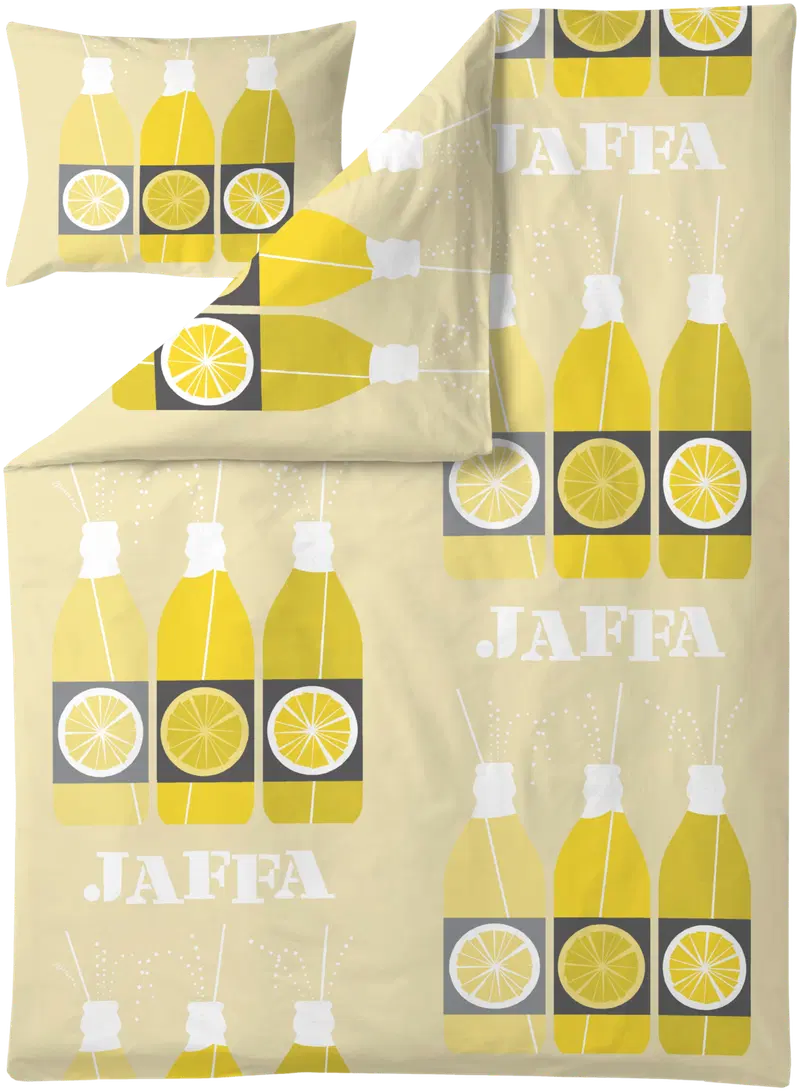 Комплект пододеяльников Vallila Jaffa 150х210 см желтый (цвет желтый)