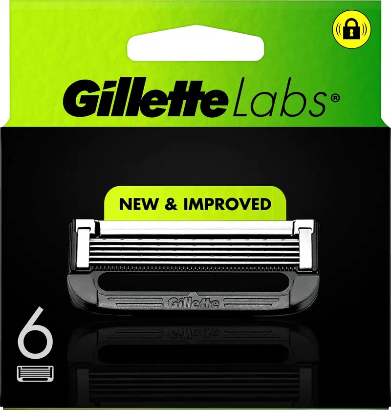 Лезвия Gillette Labs, 6 шт.