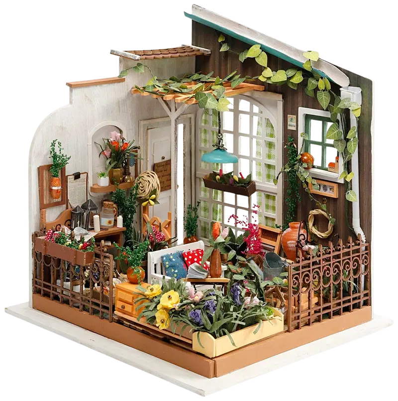 Мини-комната своими руками, сад, Высота. 21 см, Ширина: 19,5 см, 1 шт.
