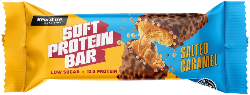 SportLife Nutrition Soft Protein Bar 45г Протеиновый батончик с соленой карамелью