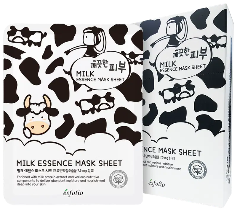 Тканевая маска Esfolio Milk Essence