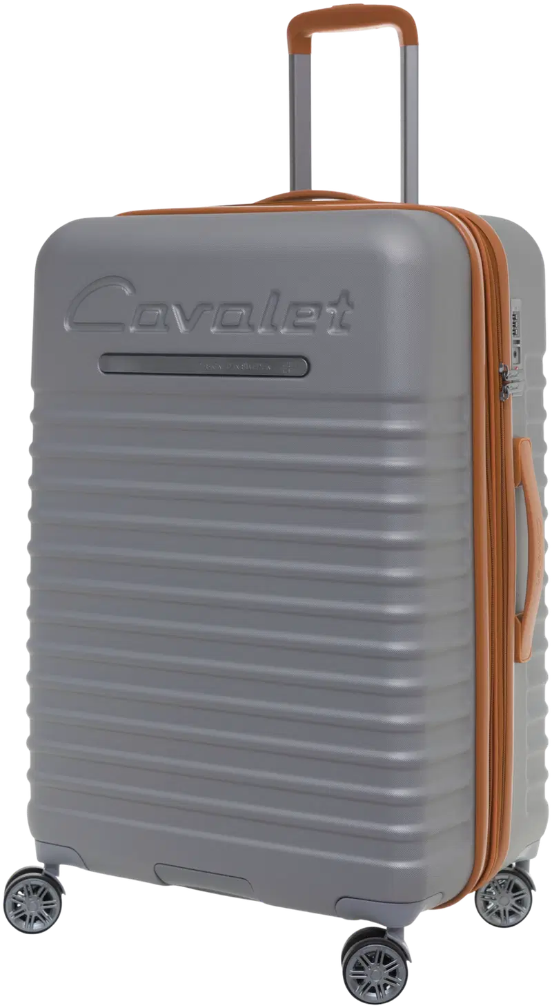 Чемодан Cavalet Pasadena L 73 см серебристый/коричневый (цвет серебро)