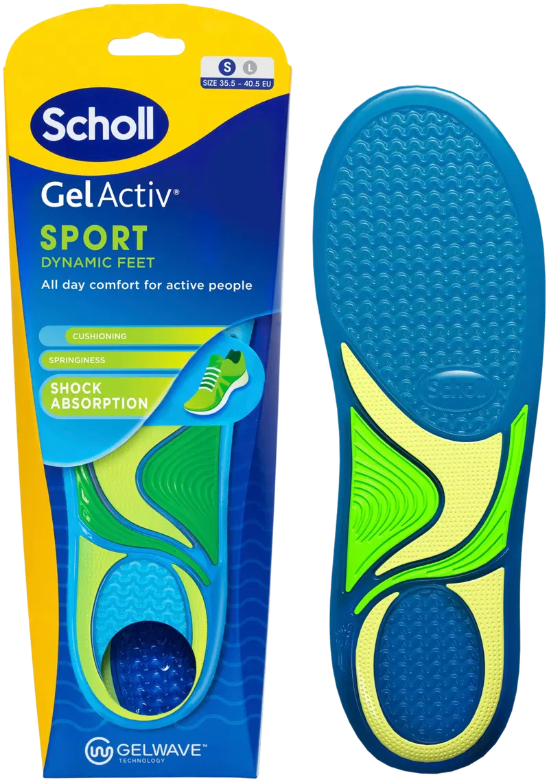 Стелька Scholl GelActiv Sport, маленькая