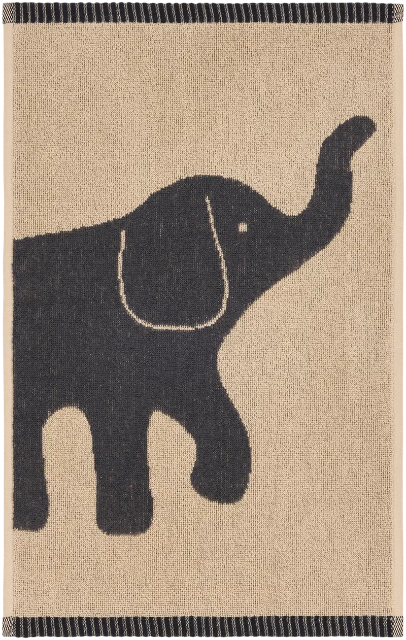 Полотенце для рук Finlayson Elephant V.1 30х50 бежевый (цвет бежевый/т.серый)