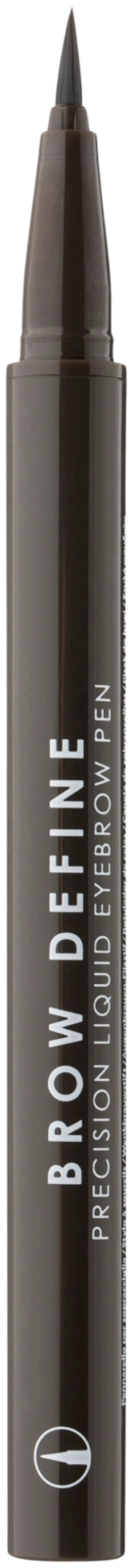 MUA Make Up Academy Brow Define Liquid Brow Pen 0,5 мл Карандаш для бровей Medium Brown (размер 0,5 мл, цвет Темно-коричневый)