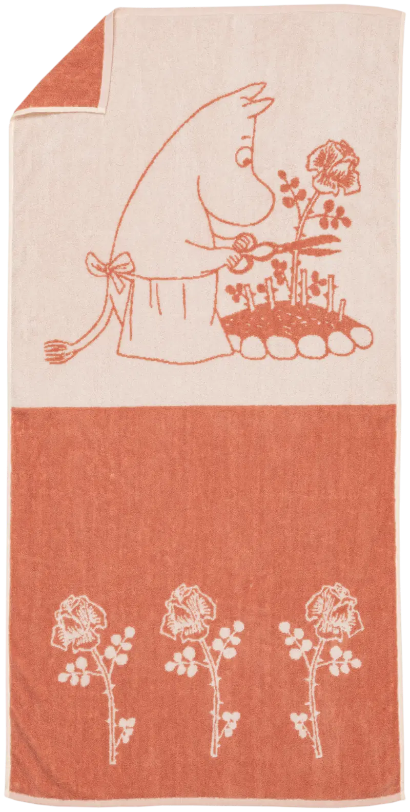 Полотенце Moomin Arabia Moomin 70x140 Moominamma бежевый GOTS (цвет бежевый)