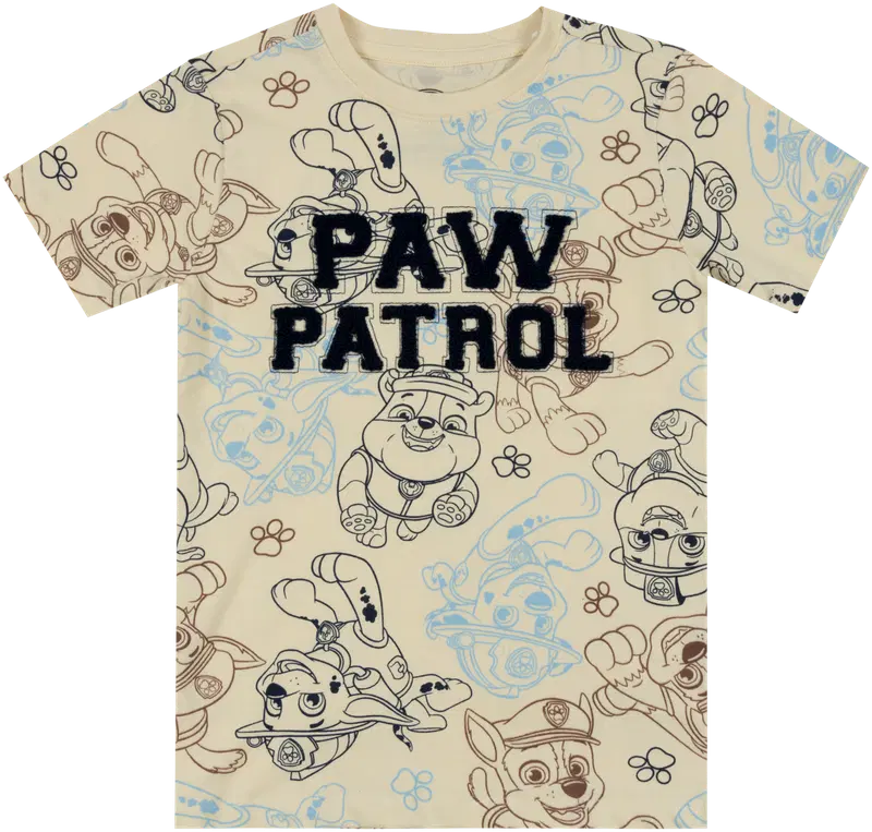 Детская футболка Paw Patrol PTQ10028A (размер 122-128 СМ, цвет БЕЖЕВЫЙ)
