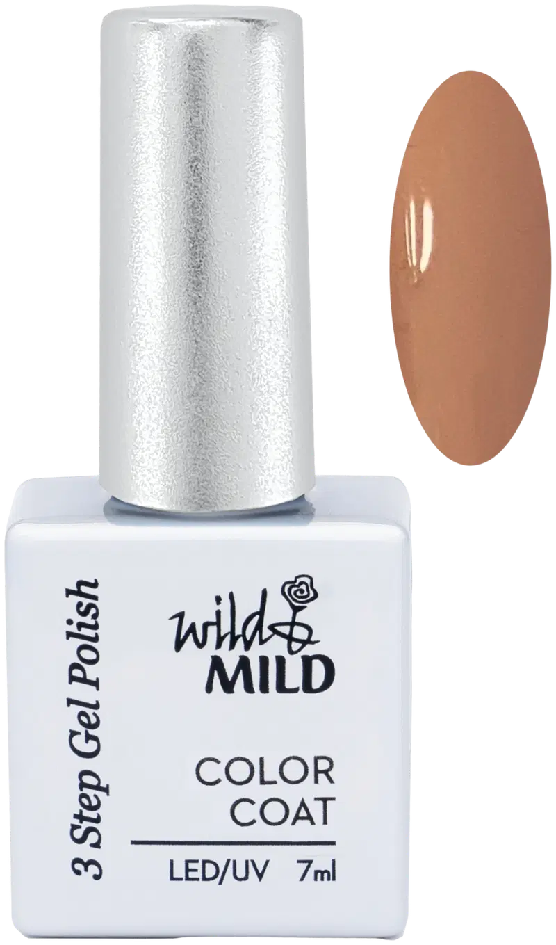 Wild&Mild UV Гель-лак G096 без кофеина 7 мл (цвет Кофе)