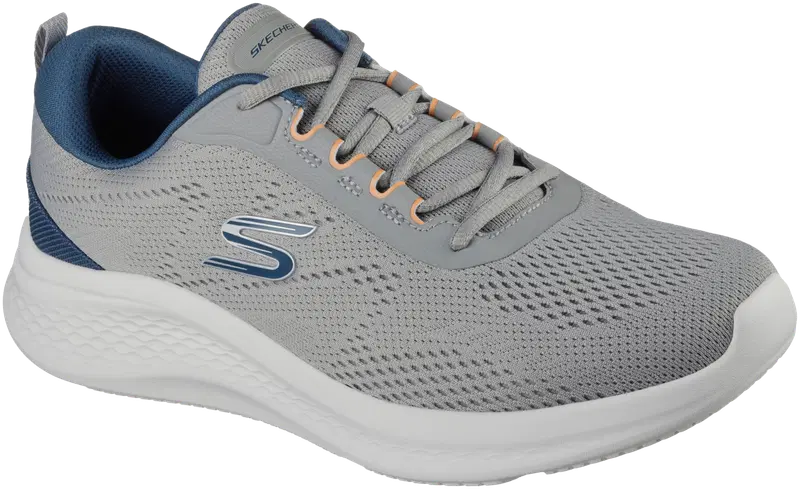 Мужские кроссовки Skechers для отдыха Skech-Lite Pro 2.0 Berrix Grey (размер 48,5, цвет Серый/Синий)