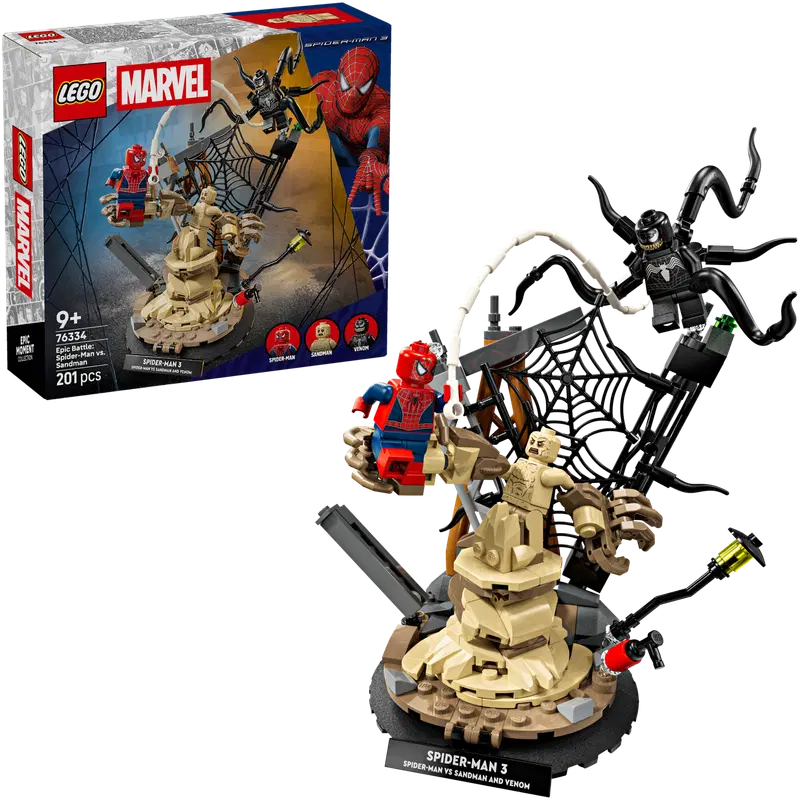 LEGO® Super Heroes Marvel 76334 Эпическая битва: Человек-паук против Песочного человека