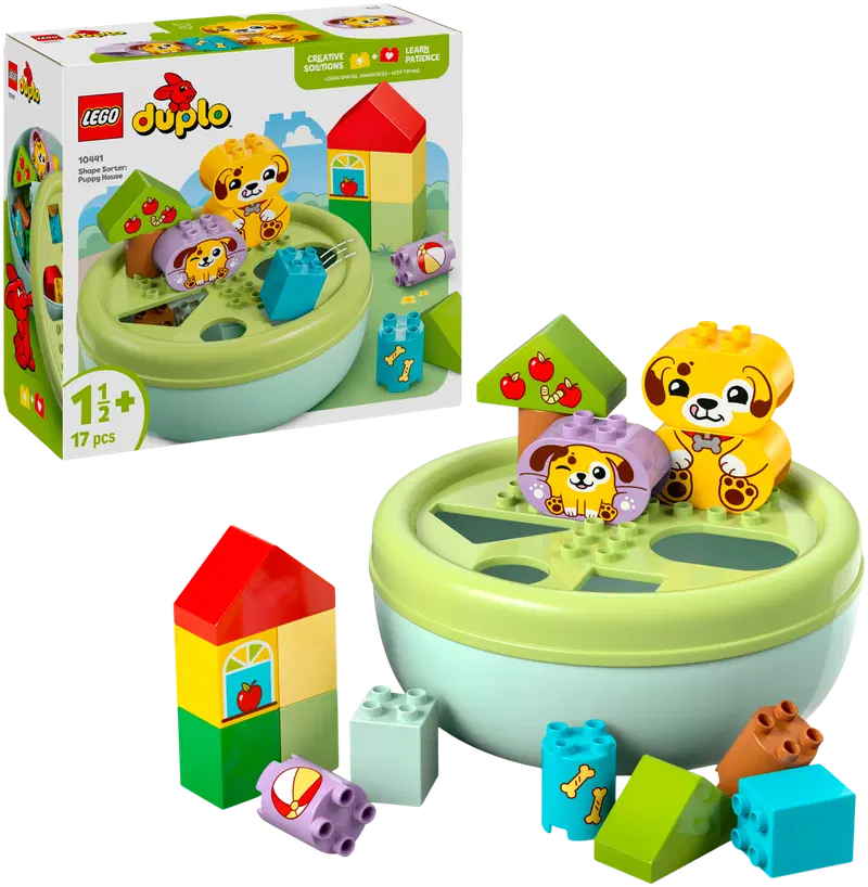 LEGO® DUPLO My First 10441. Изучаем формы: лежанка для собаки.