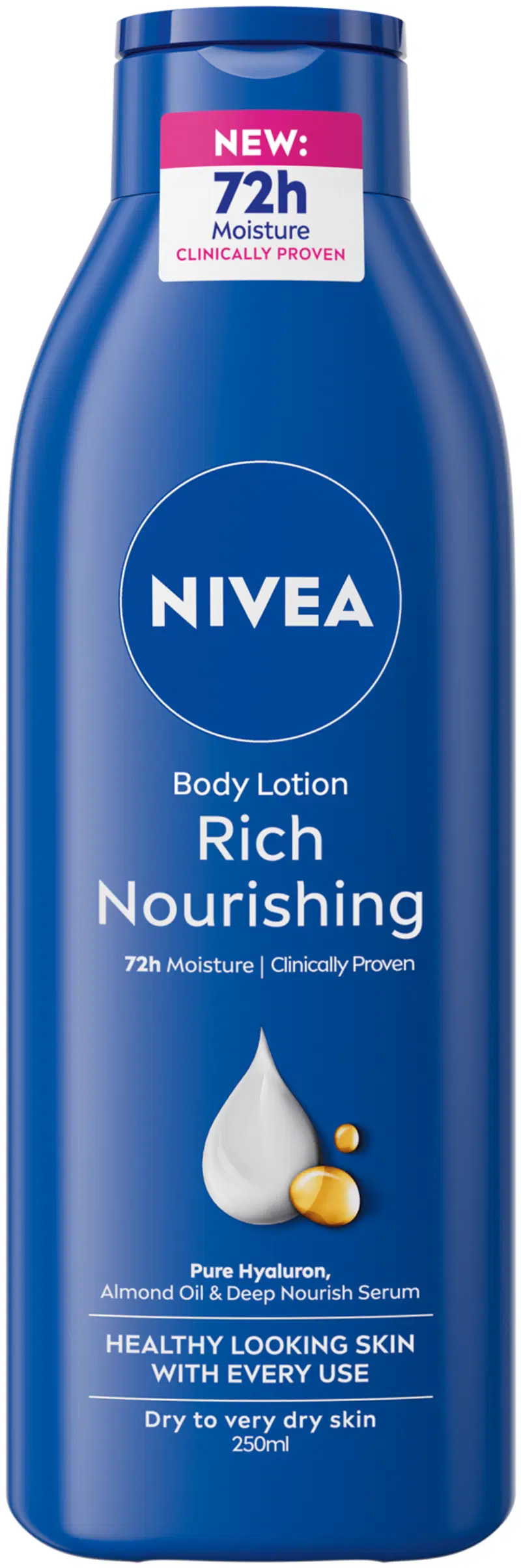 NIVEA 250 мл Насыщенное питательное молочко для тела