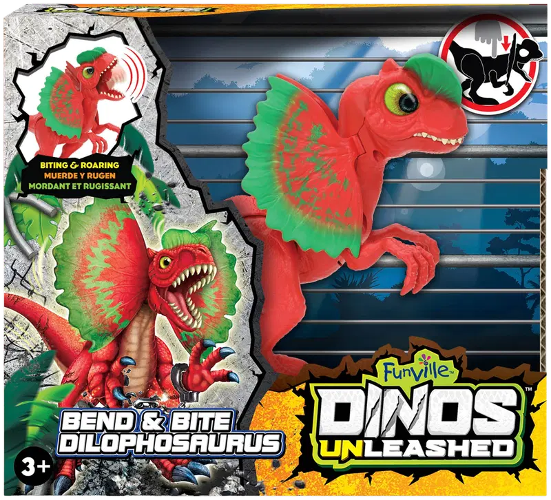 Dinos Unleashed Bend & Bite Дилофозавр Динозавр