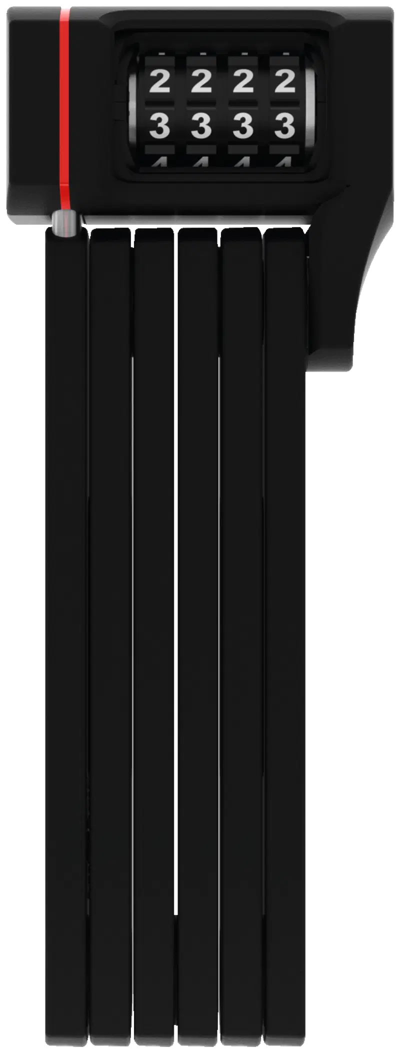 Замок складной Abus Bordo Ugrip 5700C/80 Sh Черный (цвет ЧЕРНЫЙ)