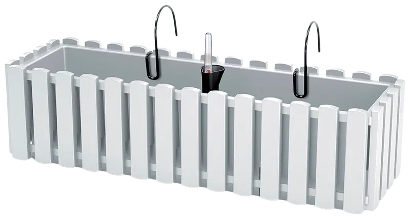 Балконный ящик Prosperplast Boardee Fencycase белый 58см (цвет белый)