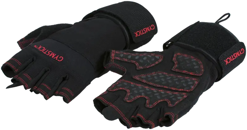Тренировочные перчатки Gymstick (размер L/XL, цвет ЧЕРНЫЙ)