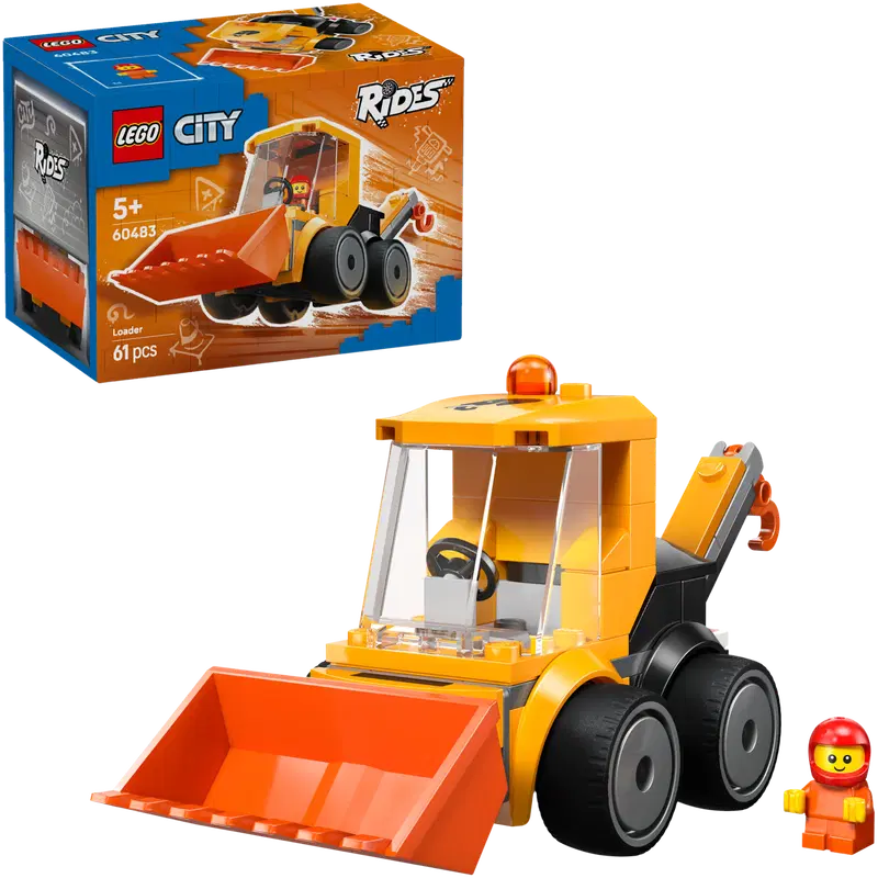 LEGO® City Brick Rides (60483) Аттракционы — ковшовый погрузчик