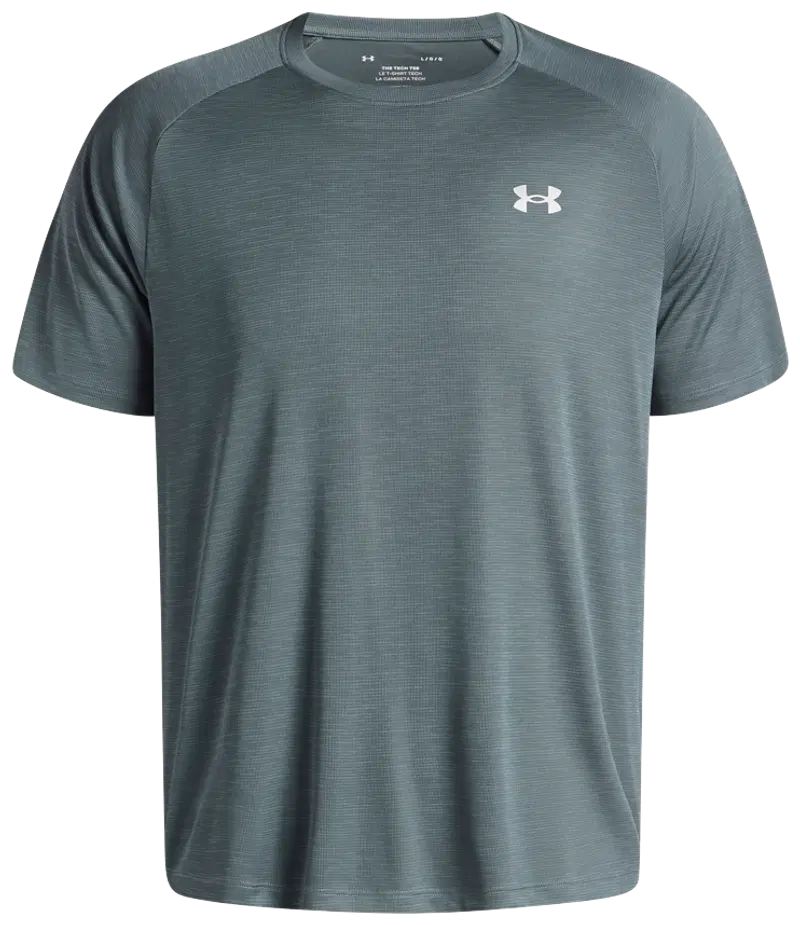 Мужская тренировочная рубашка Under Armour Tech Textured 1382796 (размер М, цвет Джаспер Блю)