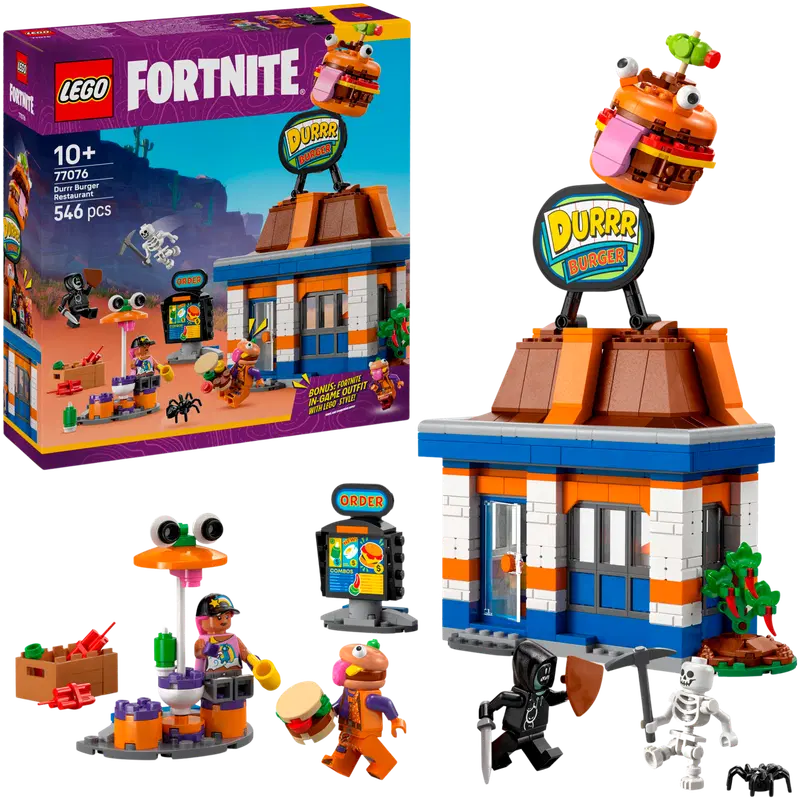 LEGO® Fortnite 77076 Бургер-ресторан Durrr