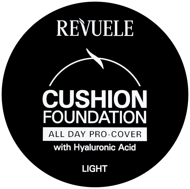Тональный крем Revuele Cushion разглаживает и сглаживает неровности кожи. (размер 9 г, цвет Свет)