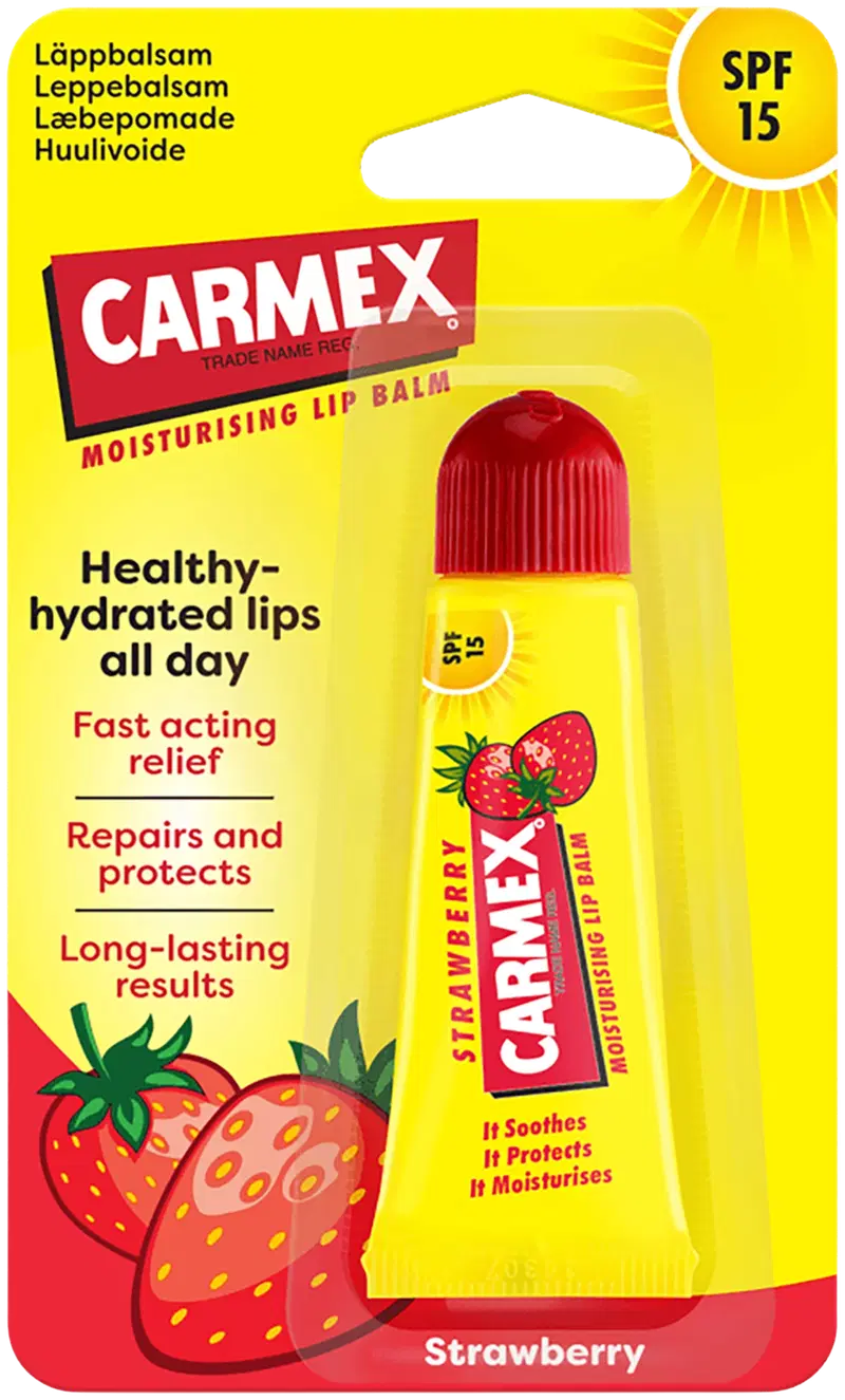 Carmex Бальзам для губ Клубника тюбик 10г