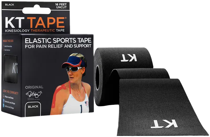 Кинезио тейп KT-Tape Original 5м, черный