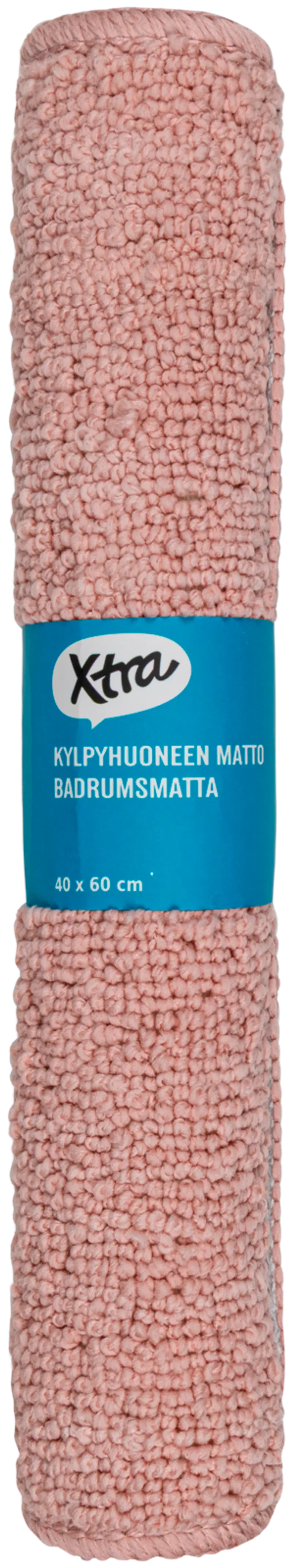 Коврик Xtra для ванной комнаты Anna 40x60 см розовый (цвет светло-розовый)