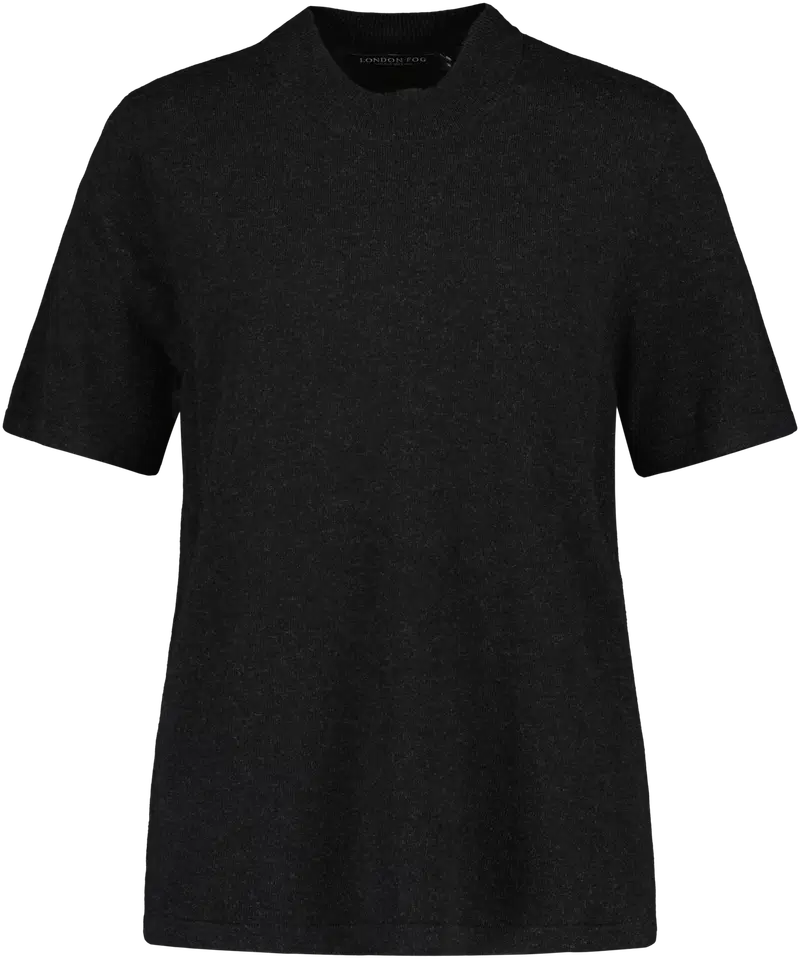 Женский свитер London Fog из смесовой шерсти 213L522504 (размер С, цвет ЧЕРНЫЙ)
