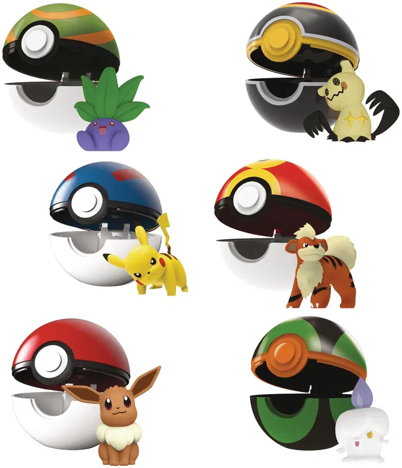 Фигурка Pokemon Clip N Go, в ассортименте