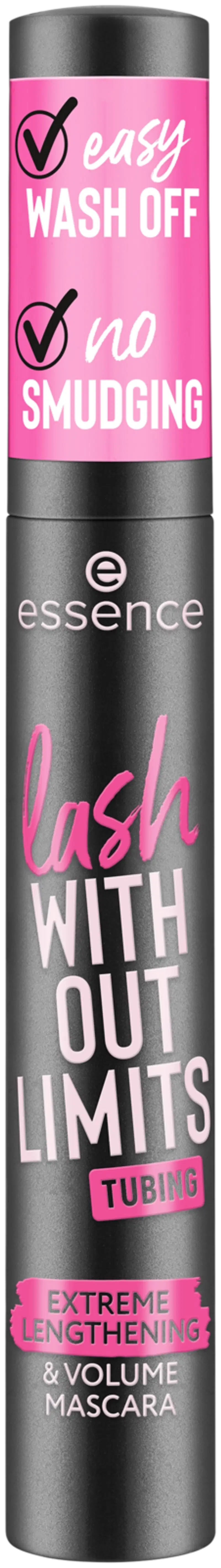 Тушь для ресниц Essence lash Without LIMITS TUBING Extreme удлинение и объем 04 Black Tubing 13 мл (цвет Черная трубка)