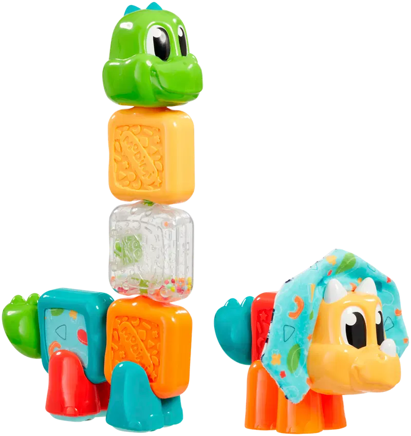 Сенсорные блоки Modimi Dinosaurus, 12 деталей.