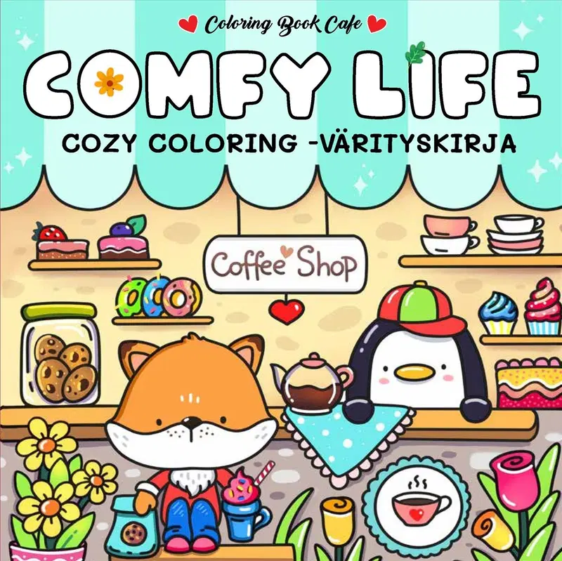 Comfy Life - Уютная раскраска-раскраска