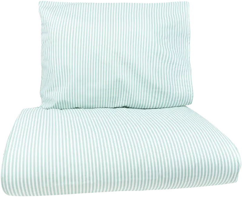 Xtra комплект пододеяльников Lykke 150 x 210 см + 55 x 65 см зеленый/белый (цвет зеленый/белый)